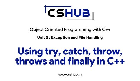 What Is Throw And Throws In C