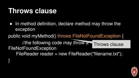 What Is Throws Filenotfoundexception
