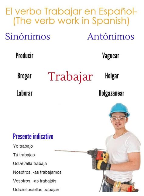 what is to work in spanish
