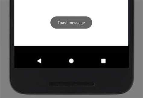 what is toast message in android