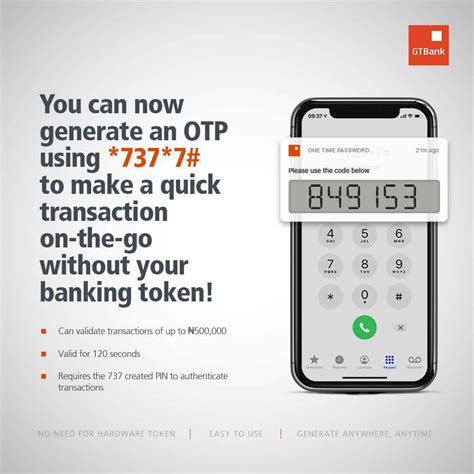 what is token code in gtbank