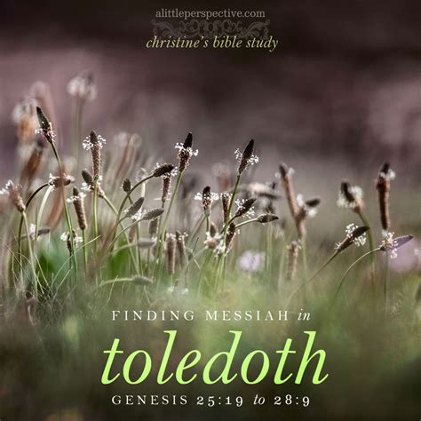What Is Toledoth In Hebrew