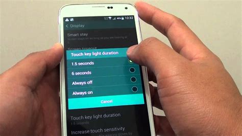 What Is Touch Key Light Duration