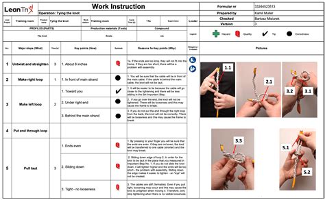 what is training instruction