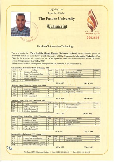 what is transcript certificate in college