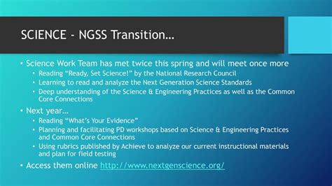 what is transition in science