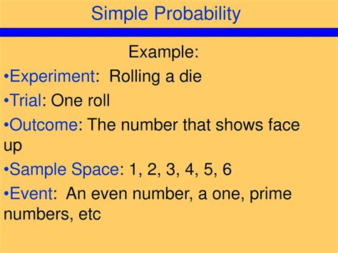what is trial in probability