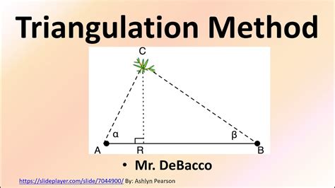what is triangulation method in physics