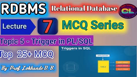 what is trigger in rdbms with example