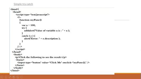 What Is Try Catch Block In Javascript