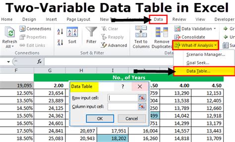 what is two variable data