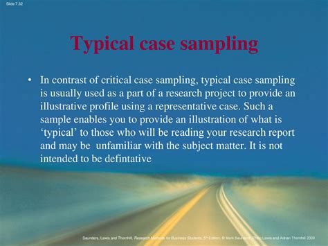 what is typical case sampling