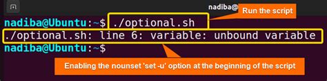 what is unbound variable