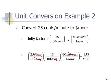 What Is Unit Conversion Example