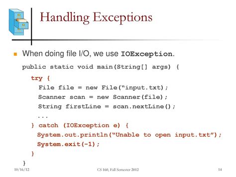What Is Use Of Ioexception