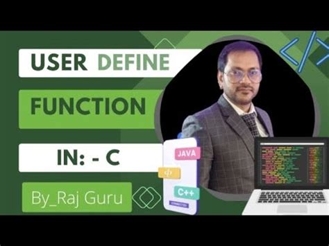 what is user define function in c language