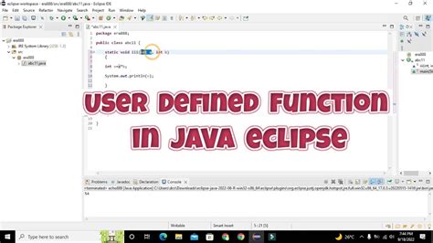 what is user defined function with example in java