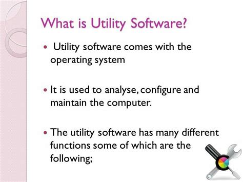 what is utility software simple definition