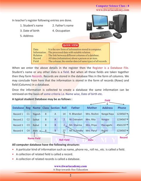 what is variable in computer class 8