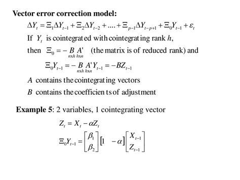 What Is Vector Error Correction Model