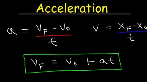 what is velocity and acceleration in physics