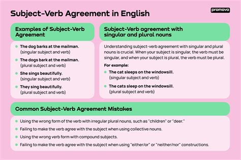 what is verb agreement in grammar with examples
