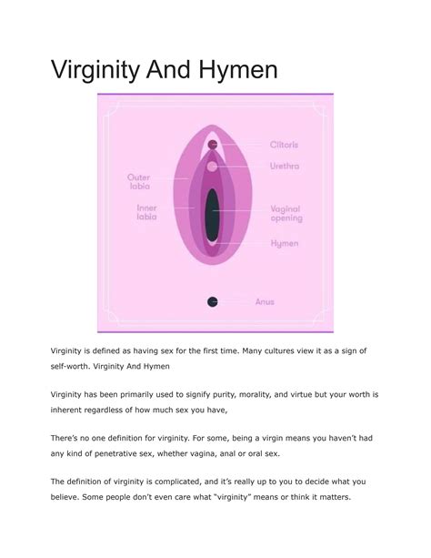 what is virginity in female