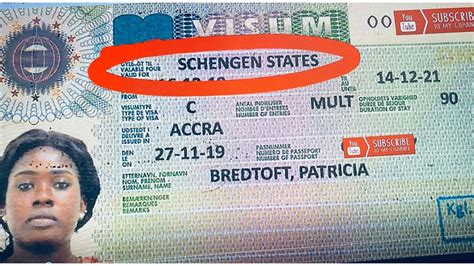 what is visa sticker number in schengen visa