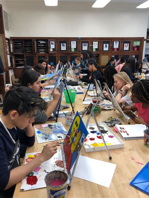 what is visual arts class in middle school