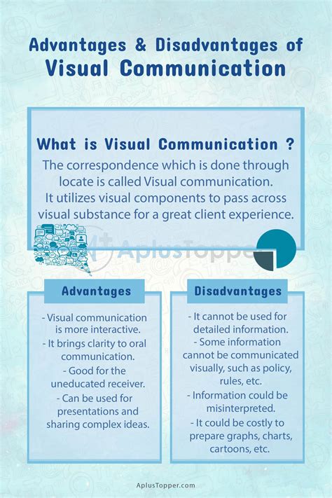 what is visual communication and its advantages and disadvantages