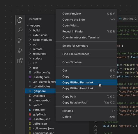 What Is Vscode Context Menu