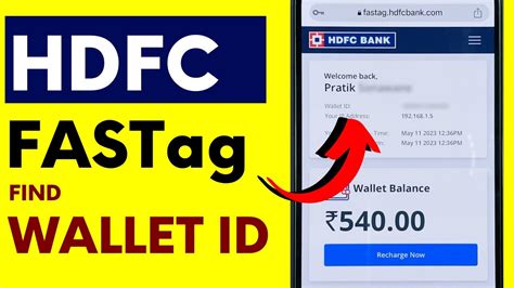 What Is Wallet Id In Fastag Hdfc