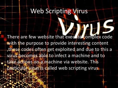 what is web scripting virus in computer