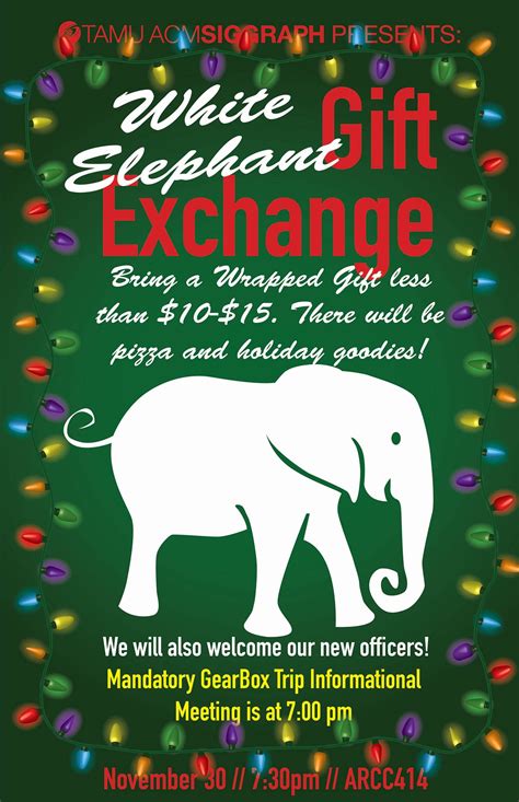 what is white elephant exchange