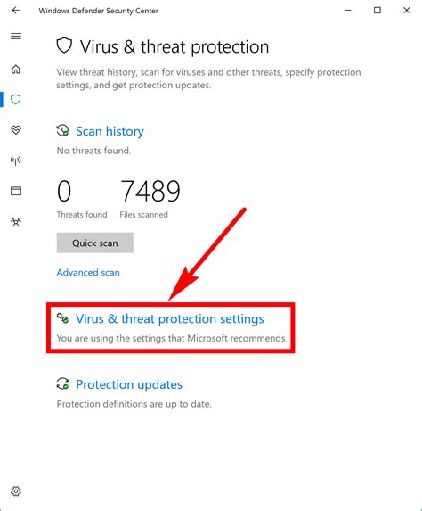 what is windows defender exclusions