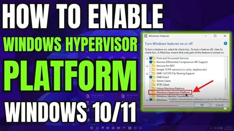 What Is Windows Hypervisor Platform Windows 10