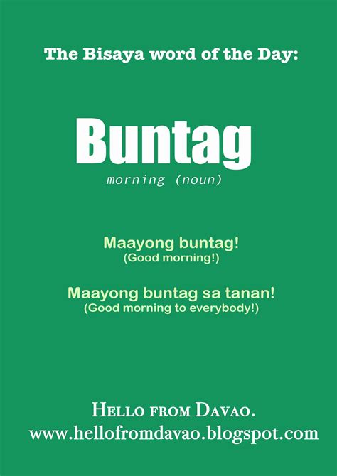 what is word in bisaya