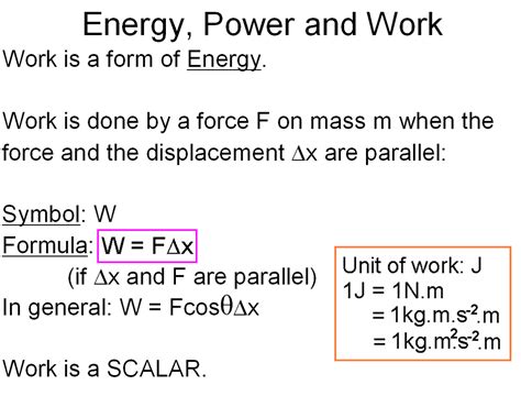 what is work done in physics formula