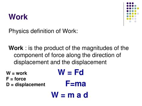what is work in physics easy definition