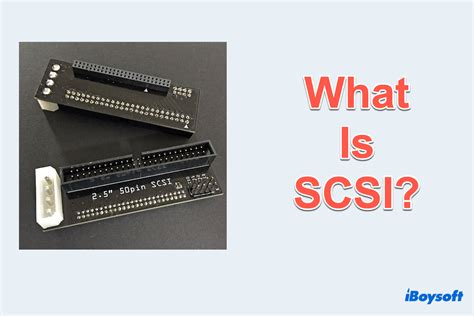 What Is Work Of Scsi In Computer