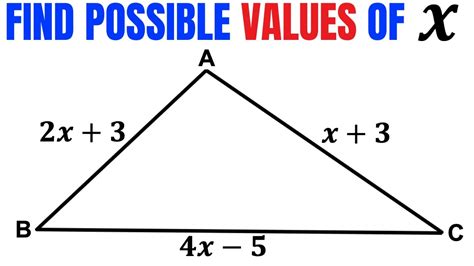 What Is X In A Triangle
