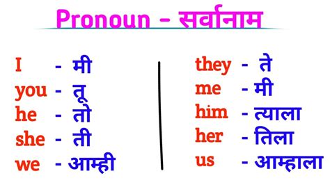 what is you meaning in marathi