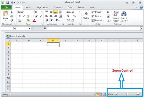 What Is Zoom Control In Excel