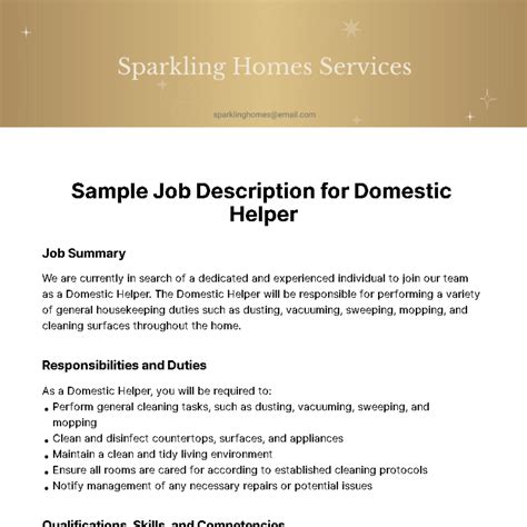 what job is a domestic