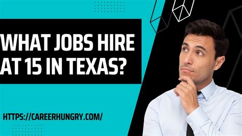 what jobs hire at 15 in austin texas