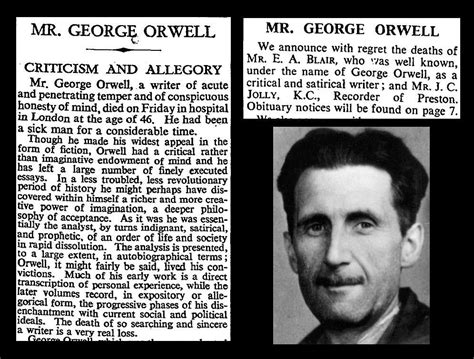what killed george orwell