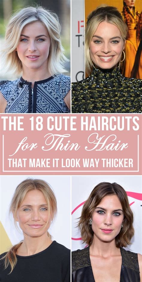  79 Stylish And Chic What Kind Of Cut Makes Thin Hair Look Thicker For Short Hair