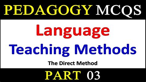 what kind of direct method of teaching is mcqs