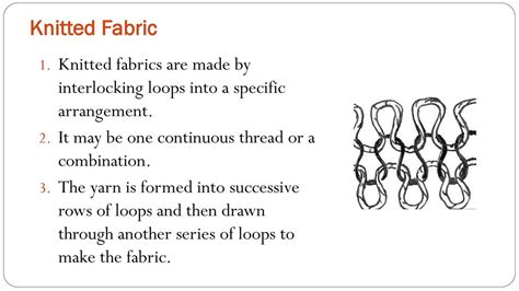what kind of fabric is formed by interlocking loops of thread