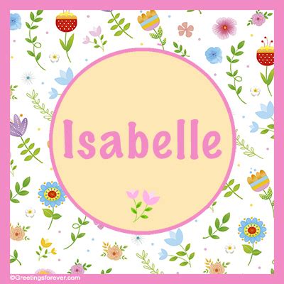 what kind of name is isabelle